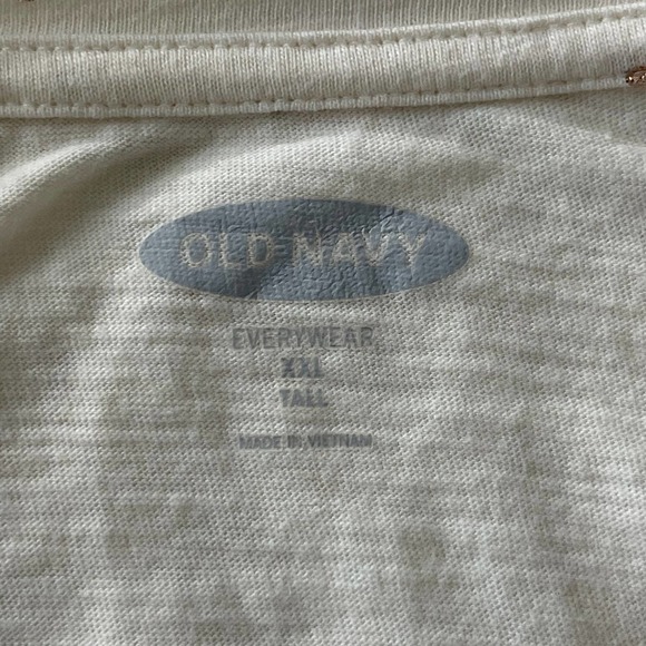 OLD NAVY | LONG SLEEVES TOP SIZE XXL CREAM COOPER COTTON POLKA DOTS - Picture 7 of 8